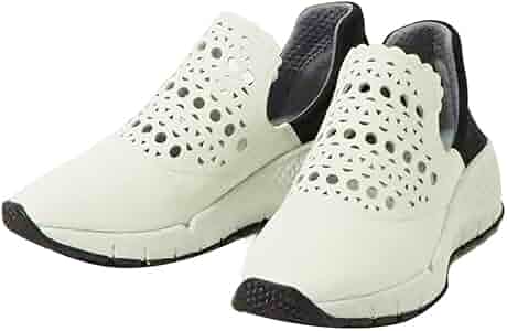 フィットフィット カットワークレザーグリップスニーカー カットワークレザーグリップスニーカー （ホワイト） -fitfit